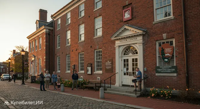 Посетительский центр Национального исторического парка китобойного промысла Нью-Бедфорда