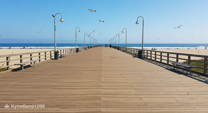 Прогулочная набережная Лонг-Бич