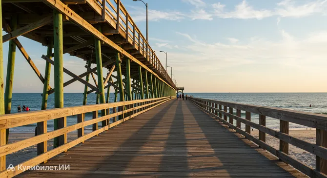 Океанский и рыболовный пирс округа Сент-Джонс