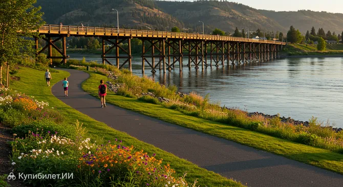 Парк набережной Венатчи