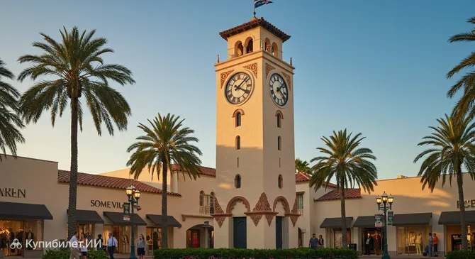 Часовая башня на Уорт-авеню