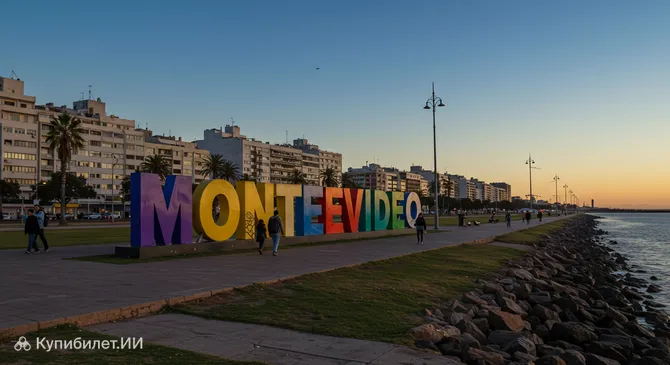 Надпись Монтевидео