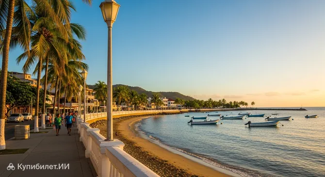 Пляж Пасео Ла Крус и Эль Мар