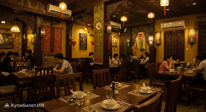 Здесь подают тайскую еду