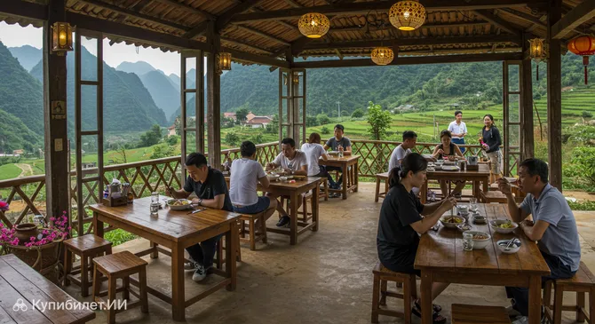 Ресторан Bông Hostel