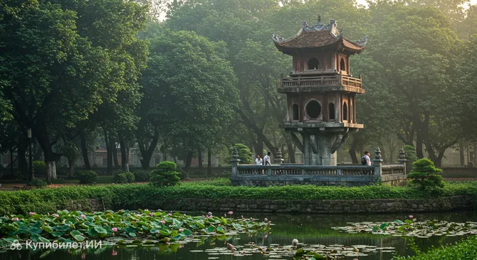 Пагода на одном столбе