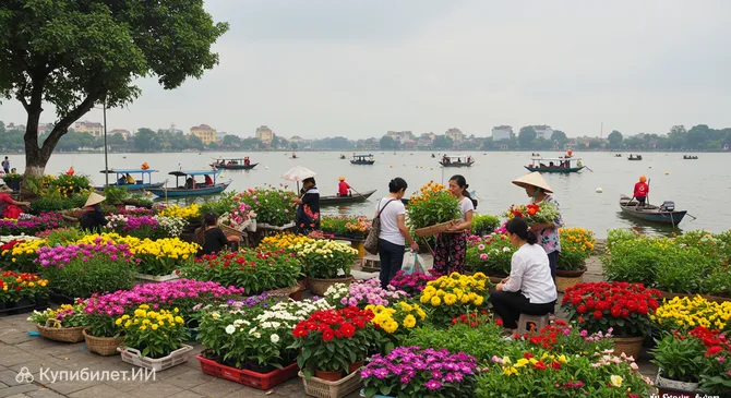 Долина цветов у озера Тэй