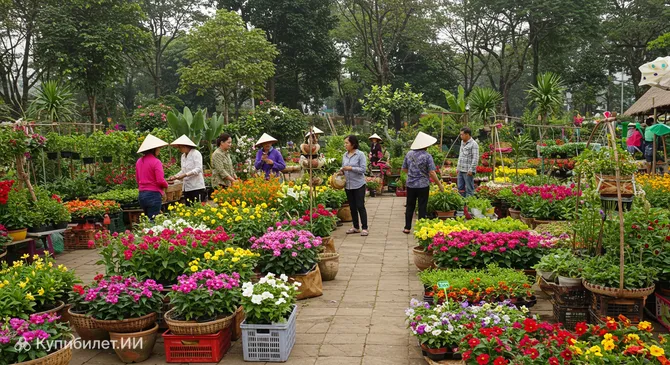 Парк Цветочная деревня Го Вап