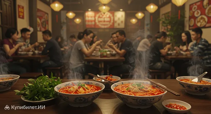 Китачи острые лапша