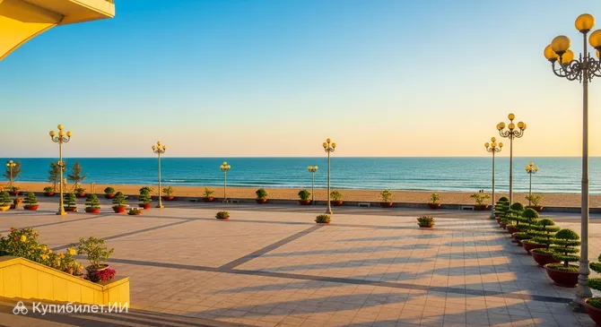 Пляжная площадь города Шамшон