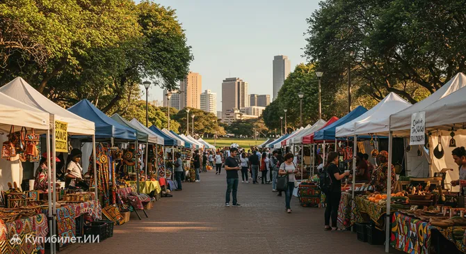 Рынок Сандтон в Парке