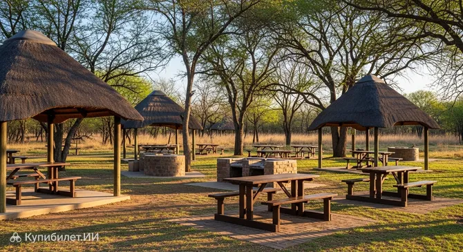 Пикниковая зона для дневных посетителей, лагерь Скукуза